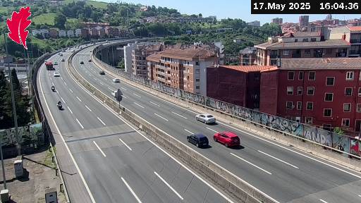 A-8: Curvas de Zorroza, junto Zorrozgoiti